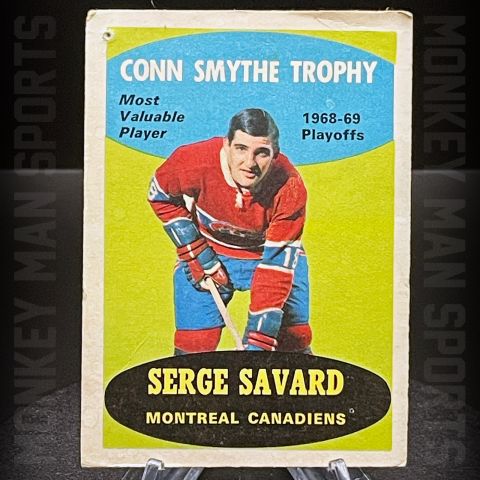 1969-70 O-Pee-Chee - Serge Savard - #210 CONN SMYTHE TROPHY CANADIENS