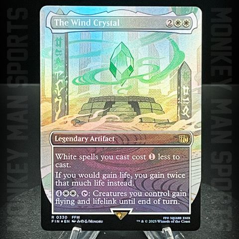Magic MTG Final Fantasy - The Wind Crystal - FIN R 0330 FOIL BORDERLESS MINT