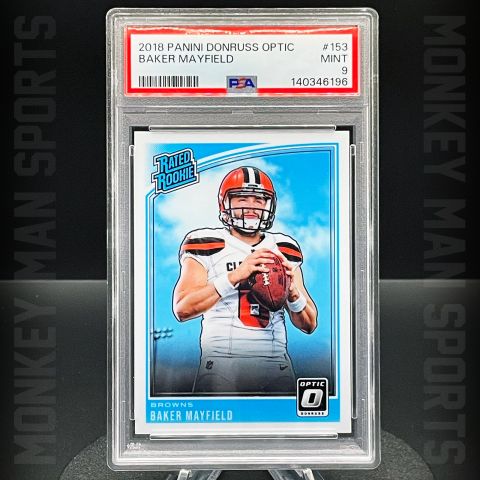 2018 Optic - Baker Mayfield Rated Rookie RC - #153 BROWNS PSA 9