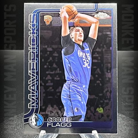 2025-26 Topps Chrome - Cooper Flagg Rookie RC - #251 MAVERICKS A MINT