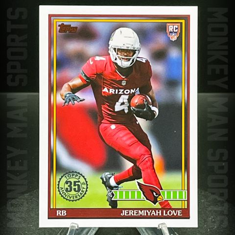 2026 Topps Flagship - Jeremiyah Love Rookie RC - 1991 TOPPS #91TR-9 CARDINALS