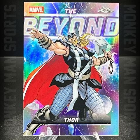 2026 Topps Chrome Marvel - Thor - THE BEYOND #TB-03 AVENGERS MINT