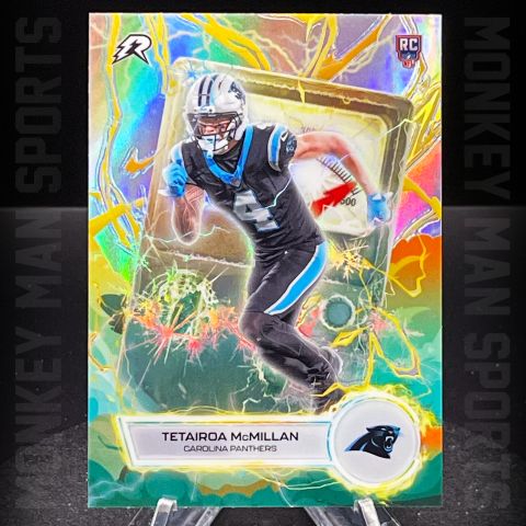2025 Resurgence - Tetairoa McMillan Rookie RC - VOLTAIC VT-12 REFRACTOR PANTHERS
