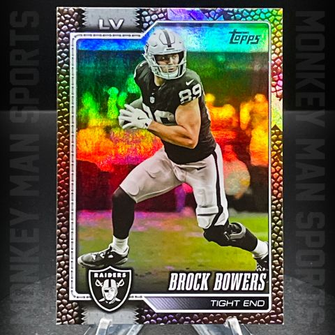 2026 Topps Flagship - Brock Bowers - #119 FOOTBALL HOLO RAIDERS MINT