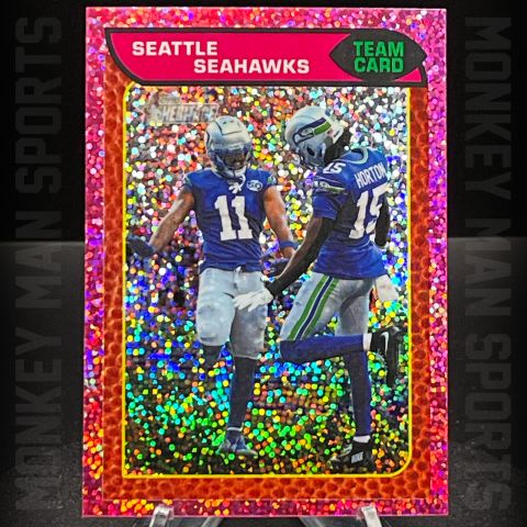2026 Heritage - Seattle Seahawks - #379 CHROME PINK SPECKLE TEAM CARD MINT